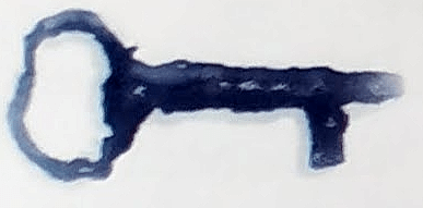 Medieval Key found on site of Motte & Bailey