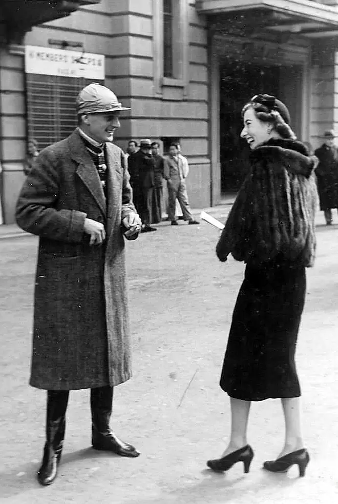 AJR Johstone meeting Lady Keswick in Shanghai (1938)