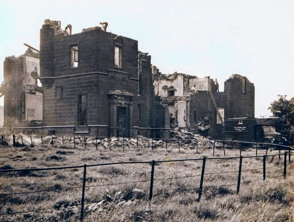 The end of an Era as Halleaths is demolished