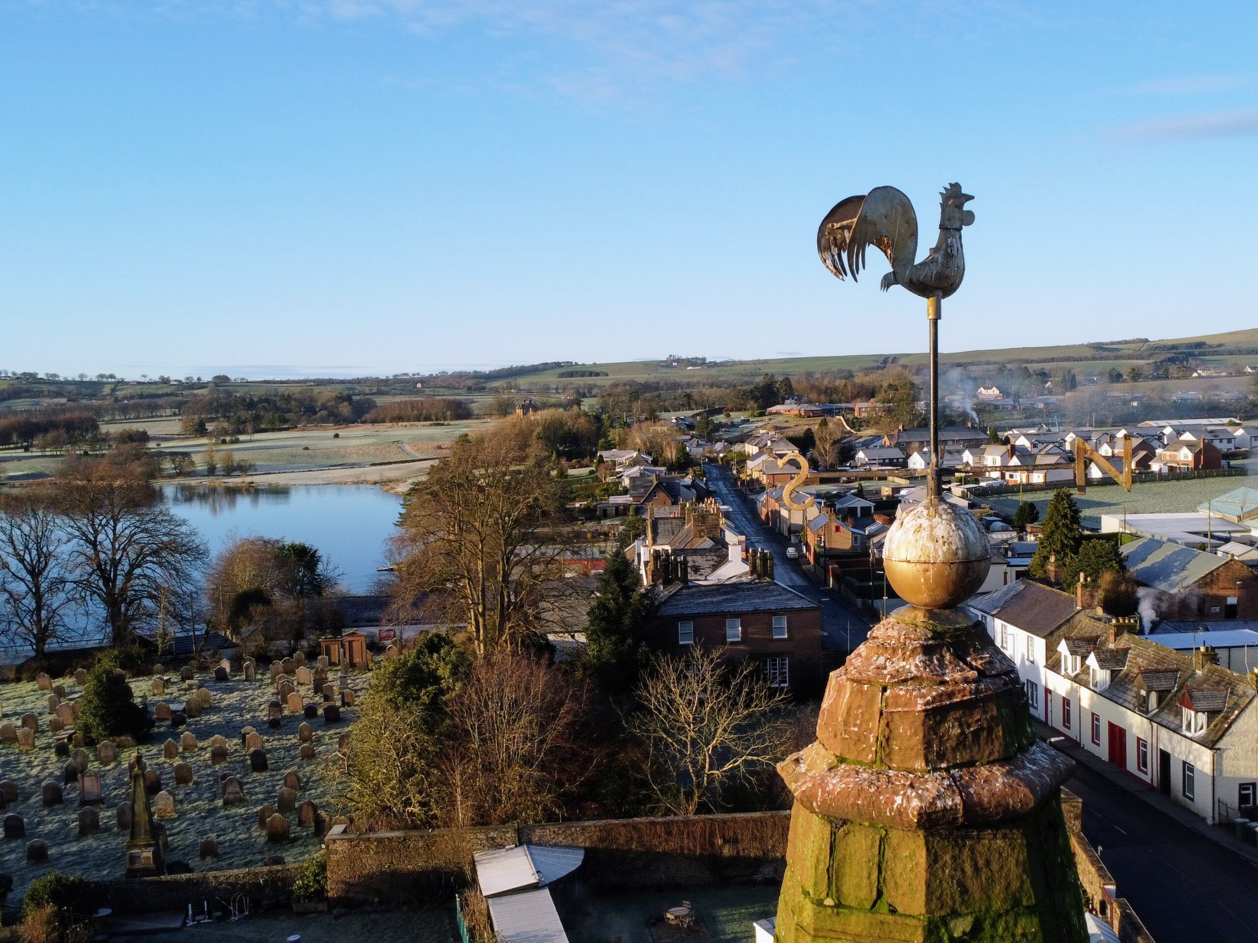 Lochmaben looking west